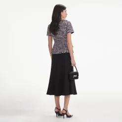 self-portrait Boucle Fringed Midi Dress
