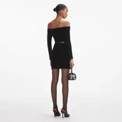 self-portrait Chenille Knit Mini Dress