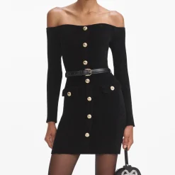 self-portrait Chenille Knit Mini Dress