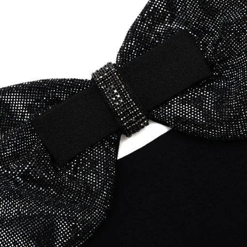 self-portrait Crepe Bow Mini Dress