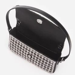 self-portrait Crystal Baguette Bag