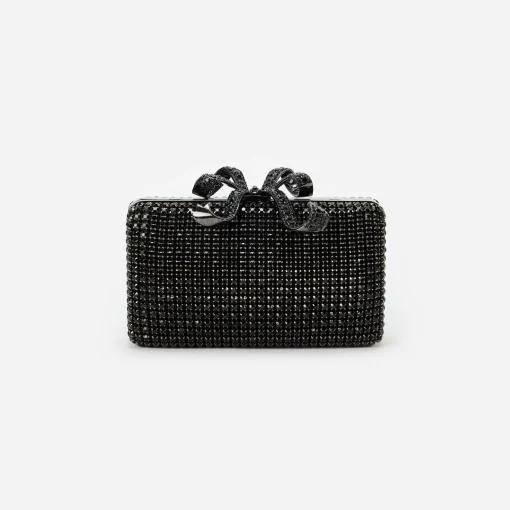 self-portrait Crystal Box Clutch