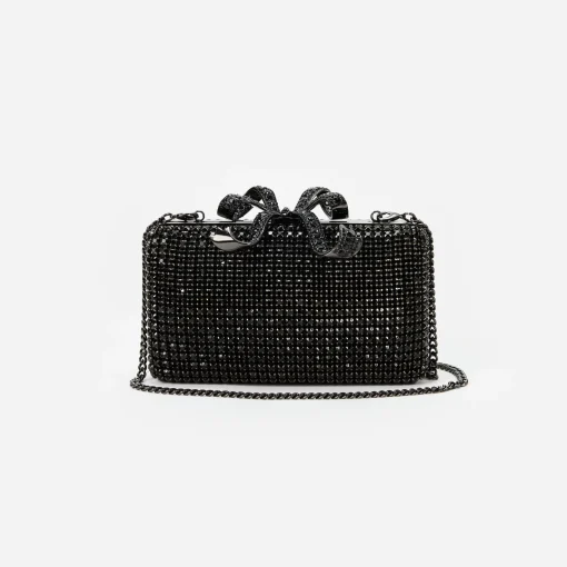 self-portrait Crystal Box Clutch