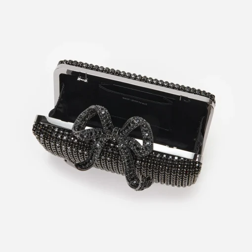 self-portrait Crystal Box Clutch