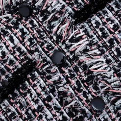 self-portrait Fringed Boucle Jacket