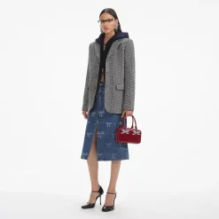 self-portrait Herringbone Blazer