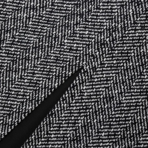 self-portrait Herringbone Midi Skirt