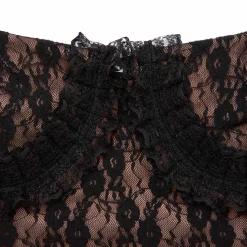 self-portrait Lace Ruffle Top