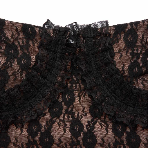 self-portrait Lace Ruffle Top