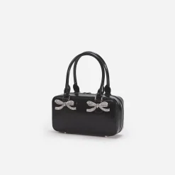 self-portrait Leather Mini Tote Bag