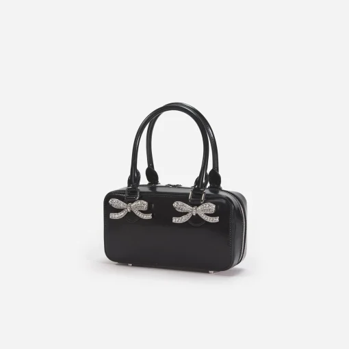 self-portrait Leather Mini Tote Bag