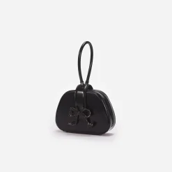 self-portrait Leather Top Handle Mini Bag