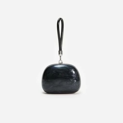 self-portrait Pearl Top Handle Clutch Bag