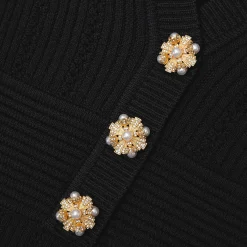 self-portrait Pointelle Knit Top