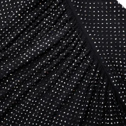 self-portrait Rhinestone Mesh Cut Out Maxi Dress