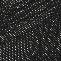 self-portrait Rhinestone Mesh Top