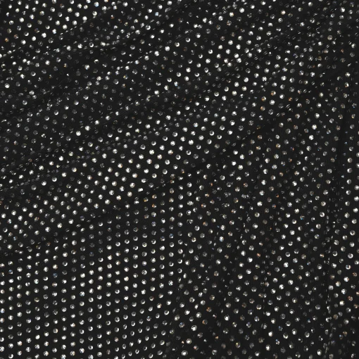 self-portrait Rhinestone Mesh Top