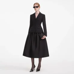 self-portrait Tailored Midi Dress