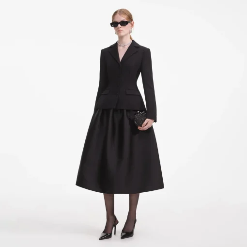 self-portrait Tailored Midi Dress