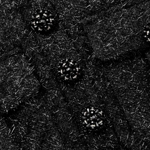 self-portrait Tinsel Boucle Top