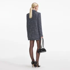 self-portrait Boucle Blazer