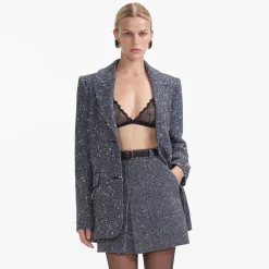 self-portrait Boucle Blazer