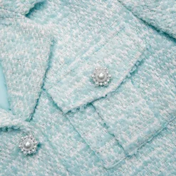 Kids self-portrait Boucle Jacket