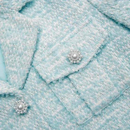 Kids self-portrait Boucle Jacket