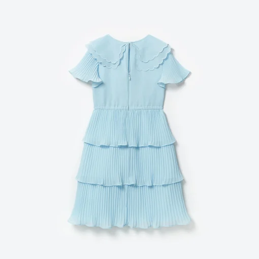 Kids self-portrait Chiffon Midi Dress