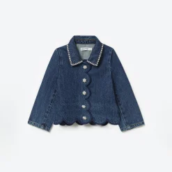 Kids self-portrait Denim Jacket
