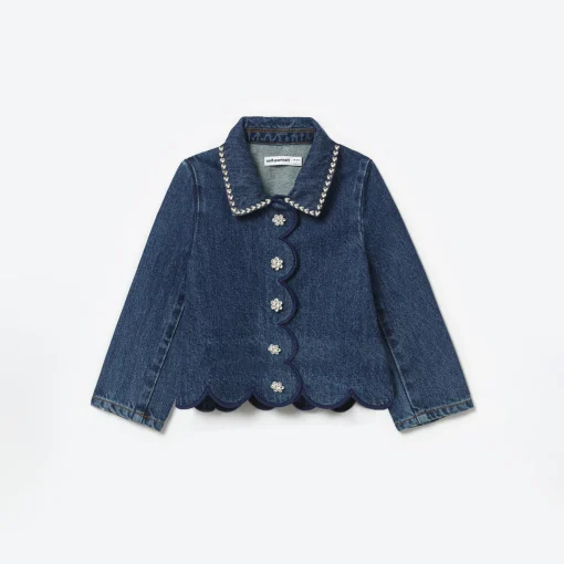 Kids self-portrait Denim Jacket