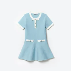 Kids self-portrait Knit Mini Dress