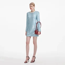 self-portrait Sequin Mini Dress