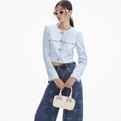 self-portrait Print Jeans