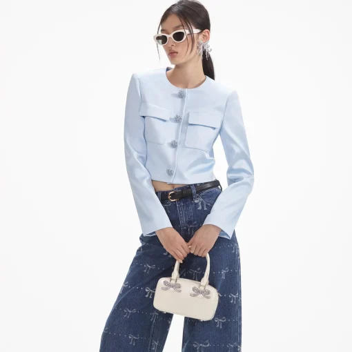 self-portrait Print Jeans