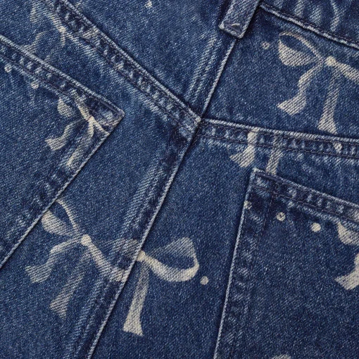 self-portrait Print Jeans