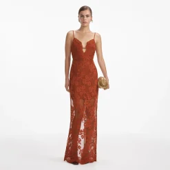 self-portrait Lace Maxi Dress