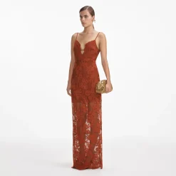 self-portrait Lace Maxi Dress