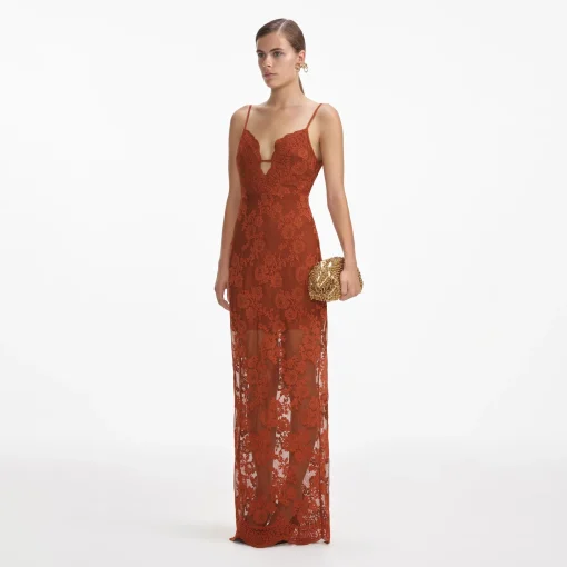 self-portrait Lace Maxi Dress