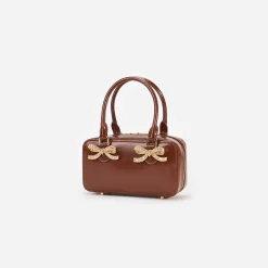 self-portrait Leather Mini Tote Bag