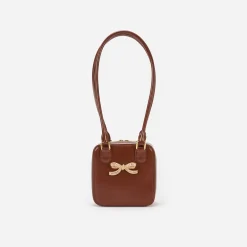 self-portrait Leather Square Shoulder Bag
