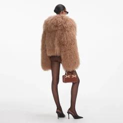 self-portrait Shearling Jacket