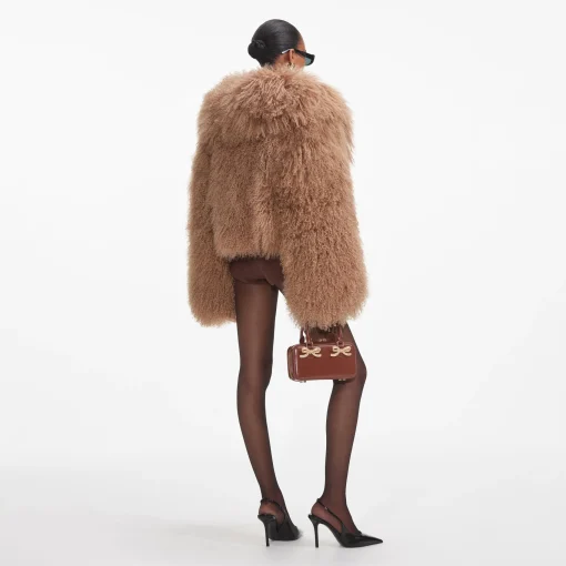 self-portrait Shearling Jacket