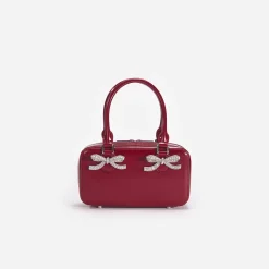 self-portrait Leather Mini Tote Bag