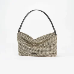 self-portrait Diamante Medium Hobo Bag