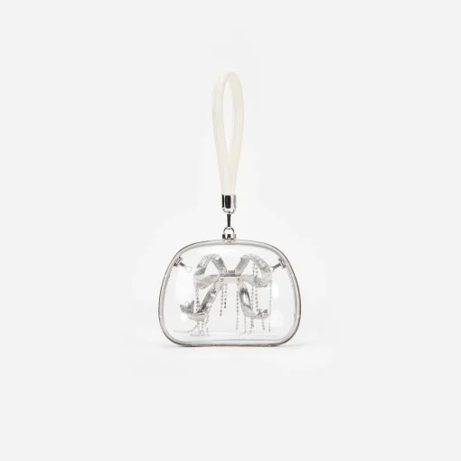 self-portrait Top Handle Clutch Bag