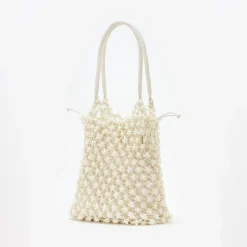 self-portrait Beaded Large Tote