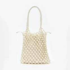 self-portrait Beaded Large Tote