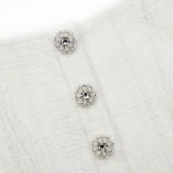 self-portrait Boucle Chiffon Midi Dress