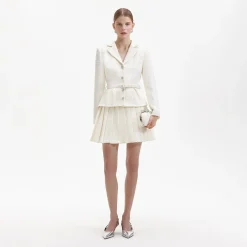 self-portrait Boucle Mini Jacket Dress